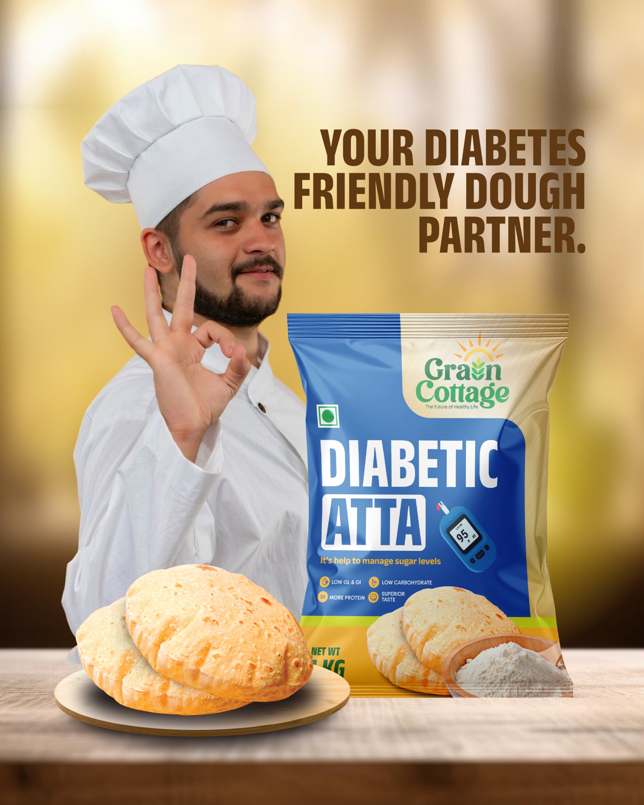 Diabetic Atta 1Kg