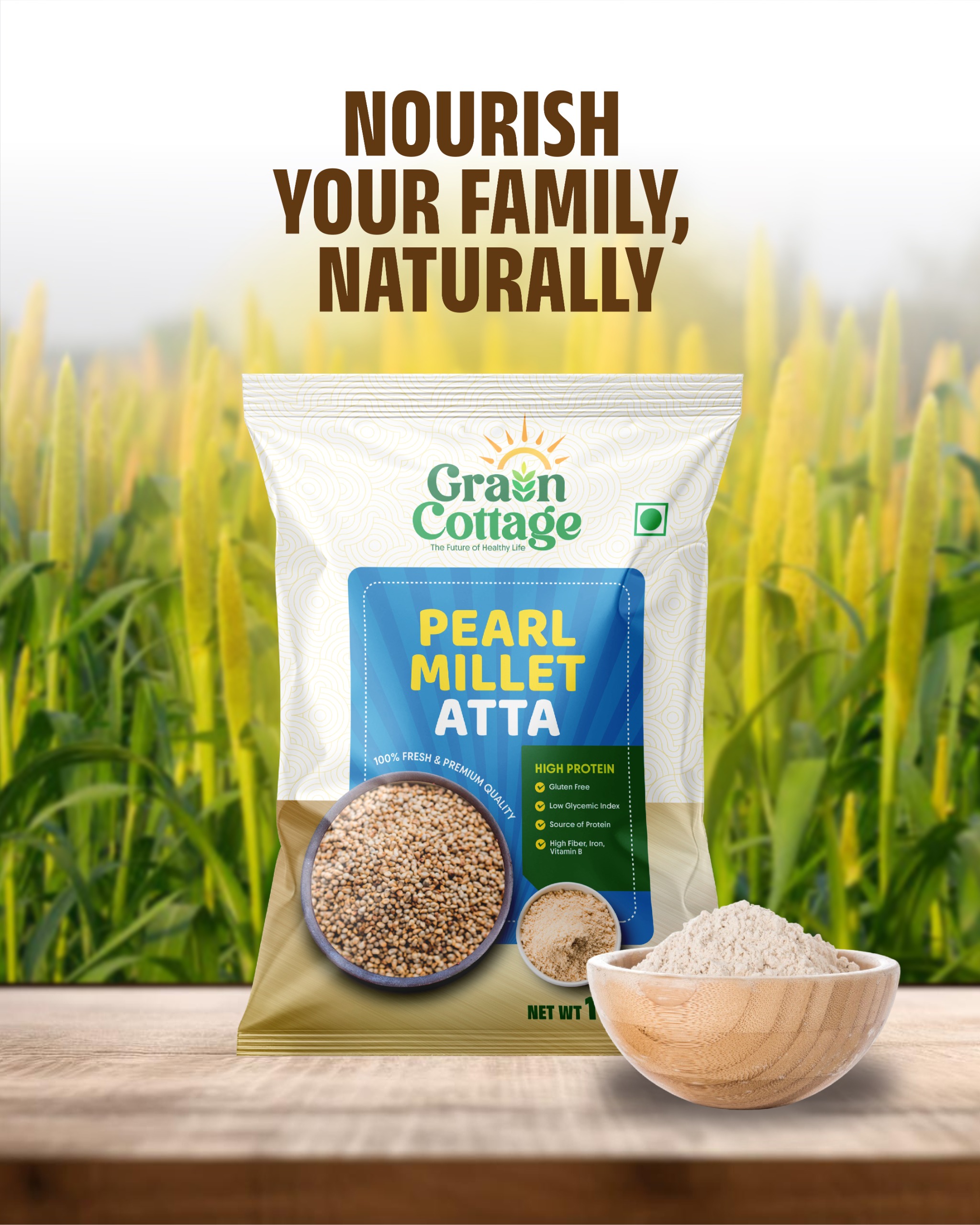 Pearl Millet Atta 1Kg