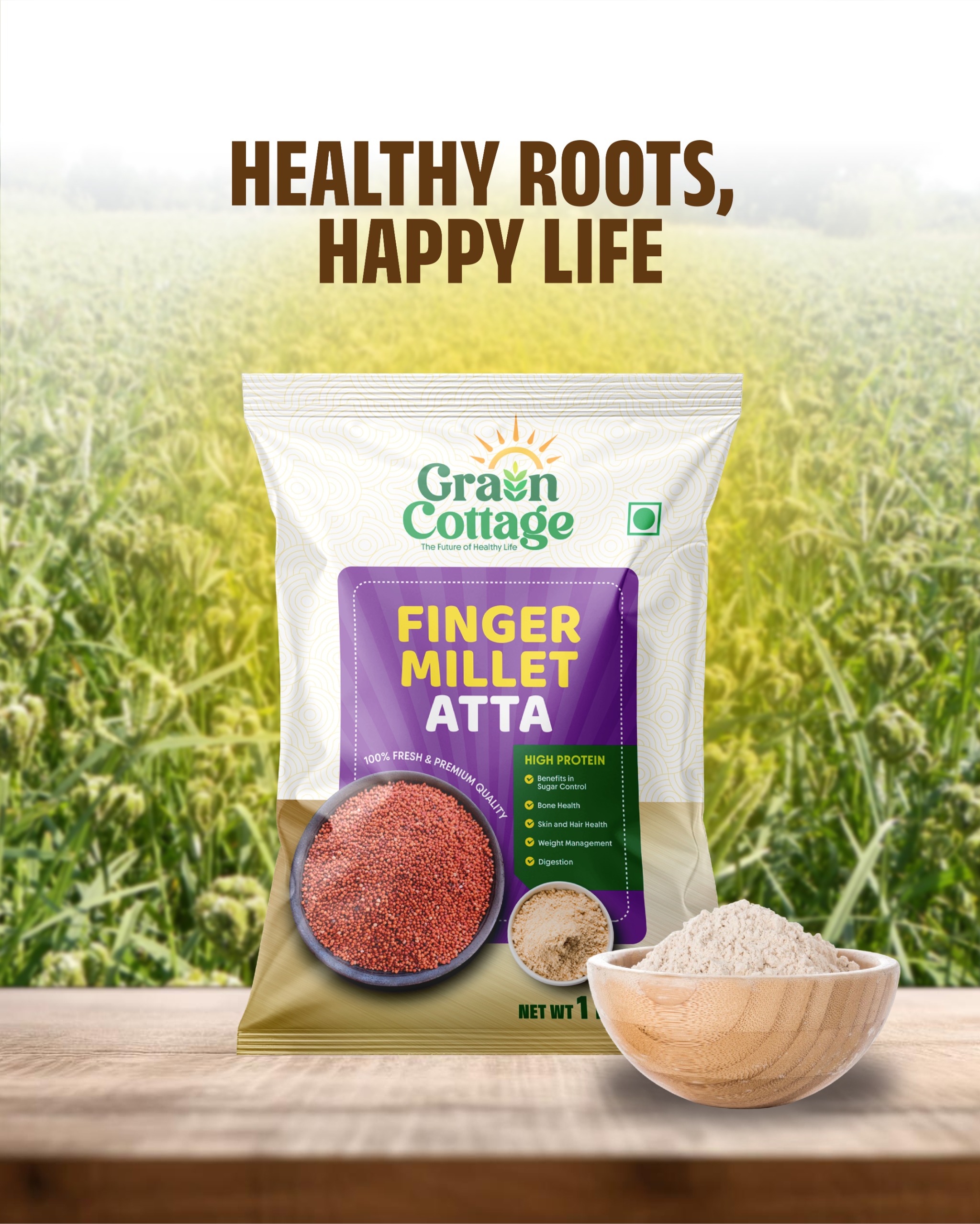 Finger Millet Atta 1Kg