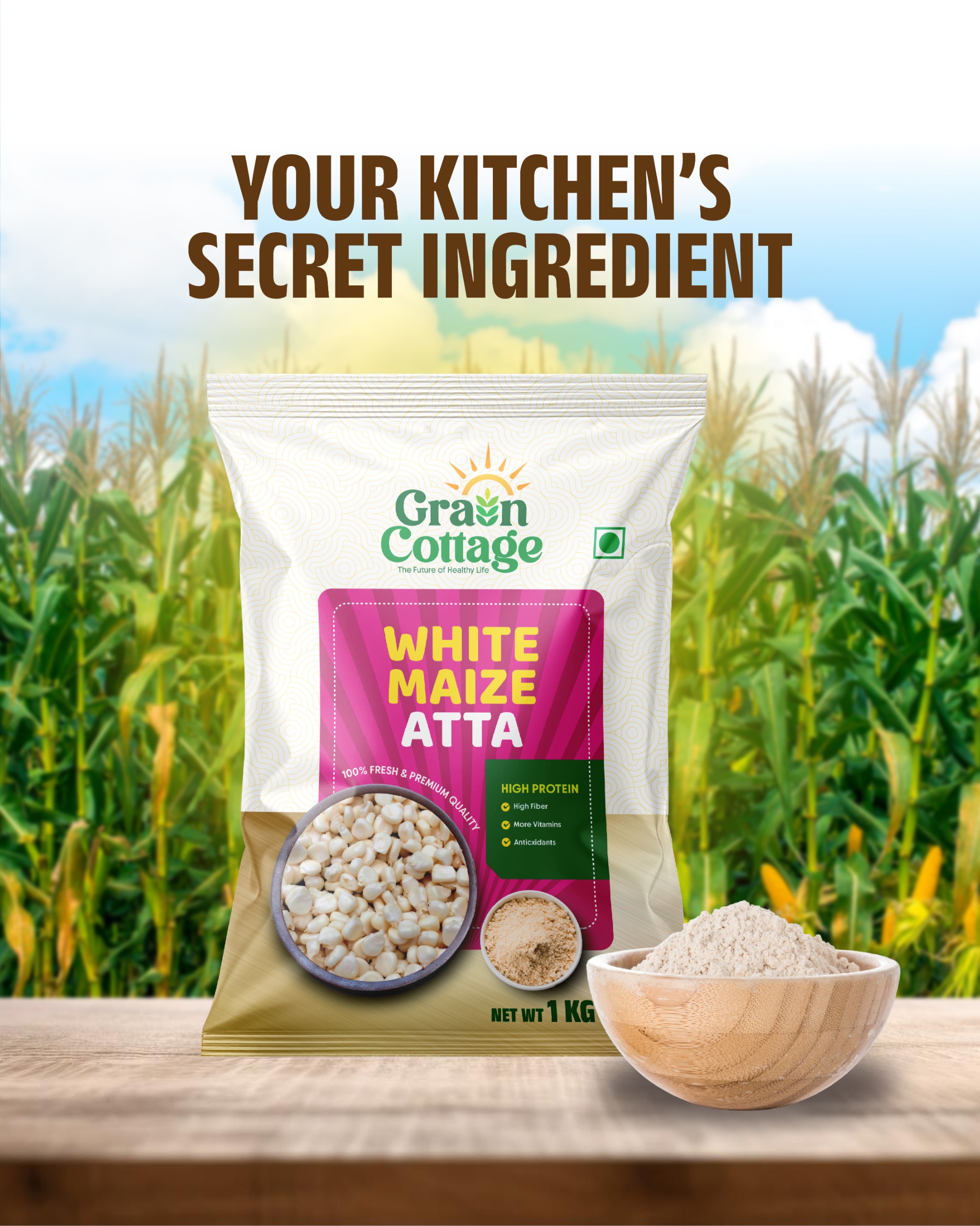 White Maize Atta 1Kg